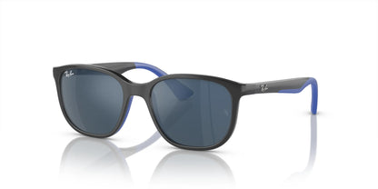 Ray-Ban RJ9078S Sunglasses Grey On Blue / Dark Blue