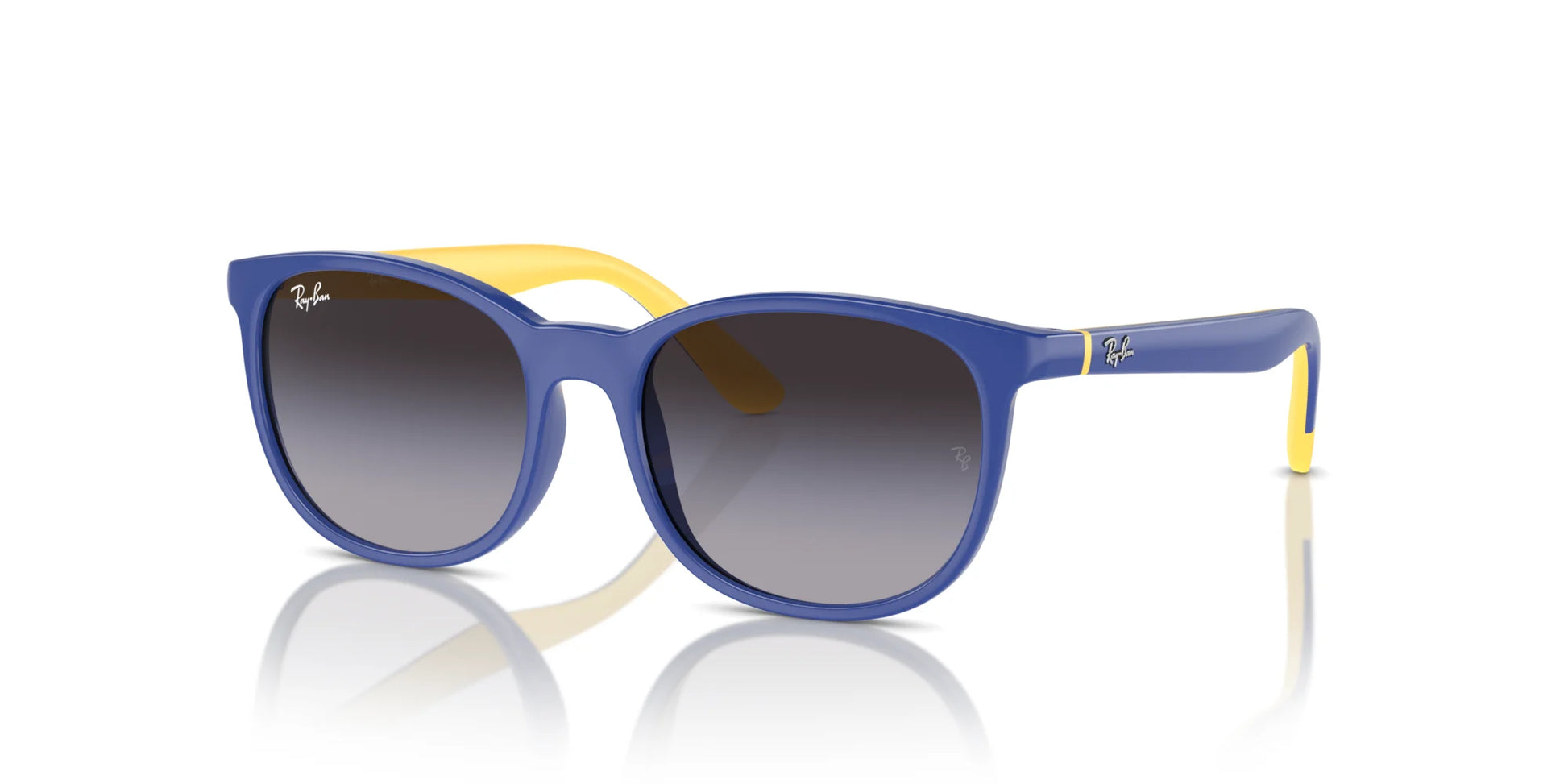 Ray-Ban RJ9079S Sunglasses Light Blue On Yellow / Violet
