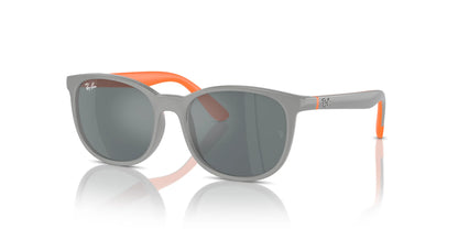 Ray-Ban RJ9079S Sunglasses Grey On Orange / Grey & Black
