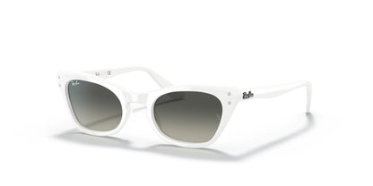 Ray-Ban MISS BURBANK RJ9099S Sunglasses White / Grey Gradient