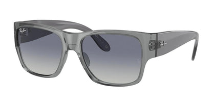 Ray-Ban JUNIOR WAYFARER NOMAD RJ9287S Sunglasses Transparent Grey / Grey Gradient Blue