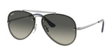 Ray-Ban JUNIOR AVIATOR RJ9548SN Sunglasses Gunmetal / Grey Gradient Dark Grey