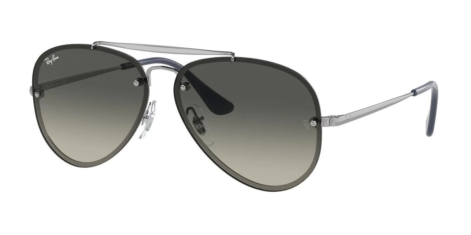 Ray-Ban JUNIOR AVIATOR RJ9548SN Sunglasses Gunmetal / Grey Gradient Dark Grey