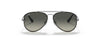Ray-Ban JUNIOR AVIATOR RJ9548SN Sunglasses | Size 54 / Gunmetal №200/11 / Grey Gradient Dark Grey (3N 15.2%)