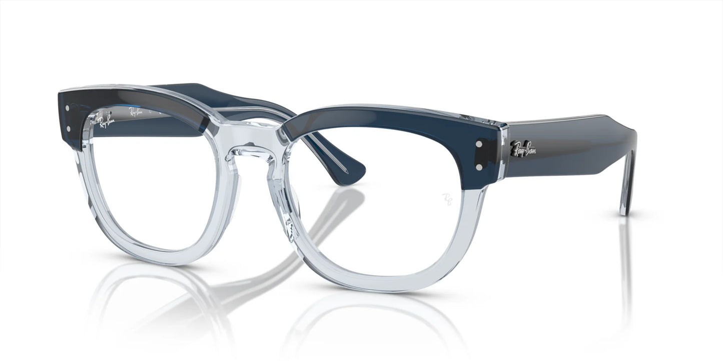 Ray-Ban MEGA HAWKEYE RX0298V Eyeglasses Blue On Transparent Blue