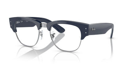 Ray-Ban MEGA CLUBMASTER RX0316V Eyeglasses Blue On Silver