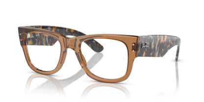 Ray-Ban MEGA WAYFARER RX0840V Eyeglasses Transparent Brown