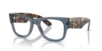 Ray-Ban MEGA WAYFARER RX0840V Eyeglasses Transparent Dark Blue