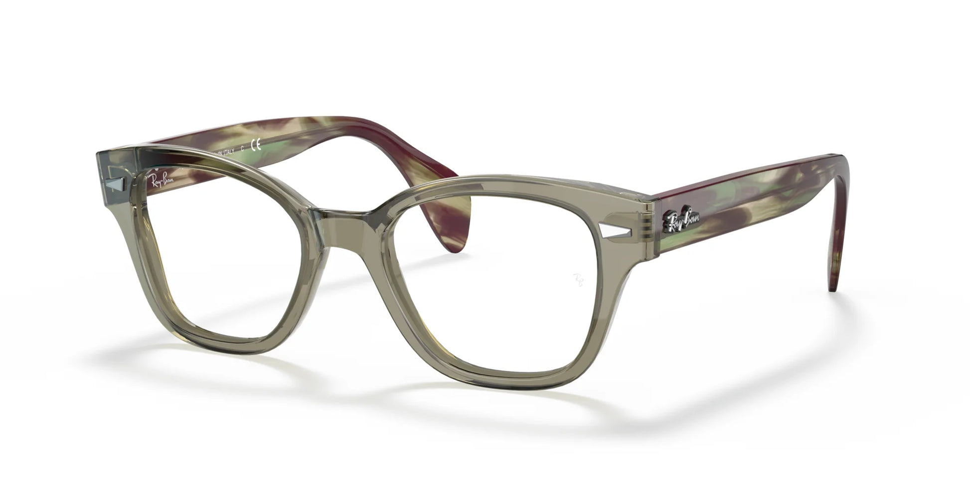 Ray-Ban RX0880 Eyeglasses Transparent Green / Clear