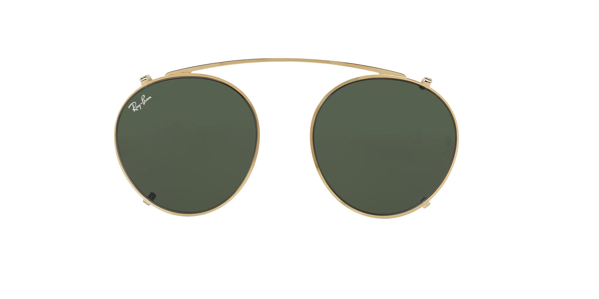 Ray-Ban RX2447C Sunglasses Clip-On Gold / Green Classic G-15