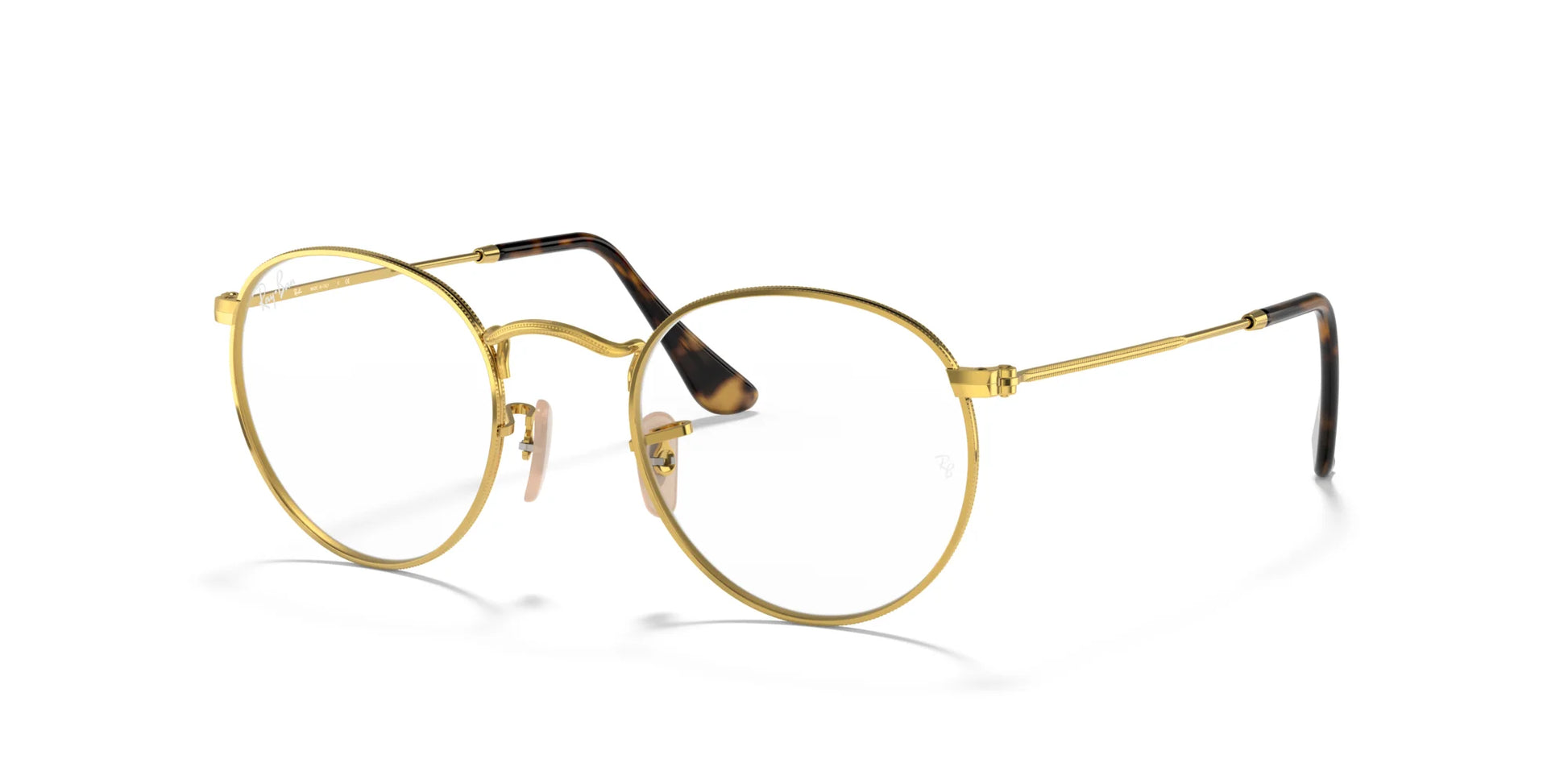 Ray-Ban ROUND METAL RX3447V Eyeglasses Gold / Clear