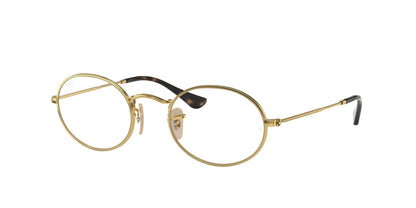 Ray-Ban OVAL RX3547V Eyeglasses Gold