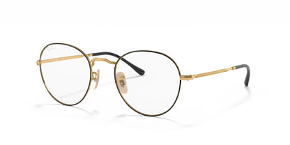 Ray-Ban DAVID RX3582V Eyeglasses Black On Gold