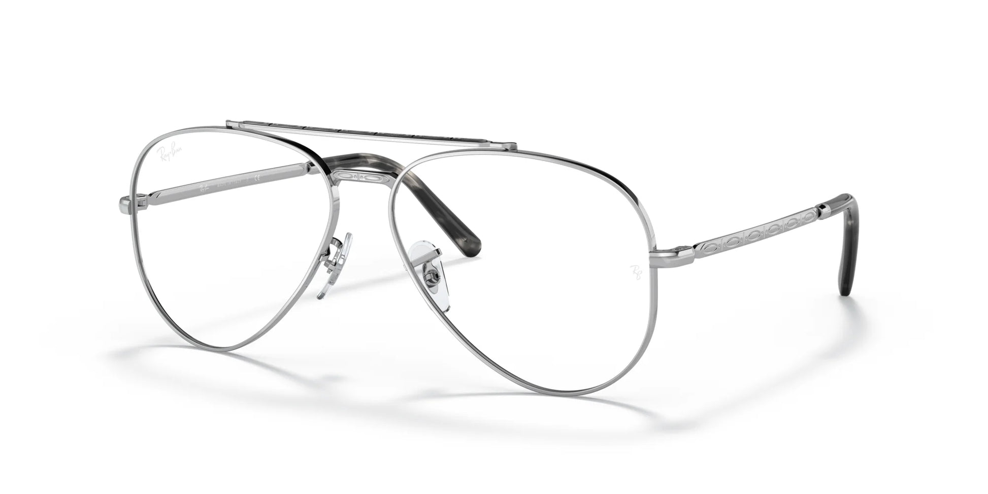 Ray-Ban NEW AVIATOR RX3625V Eyeglasses Silver / Clear
