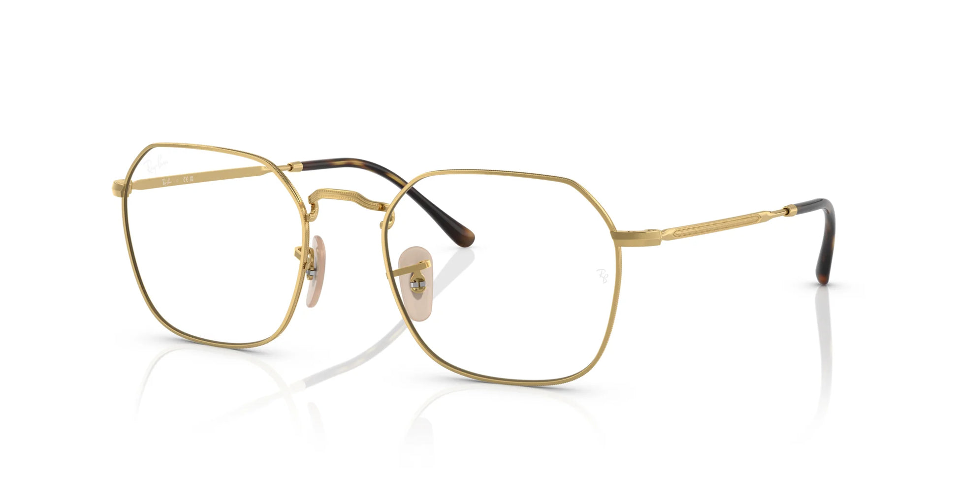 Ray-Ban JIM RX3694V Eyeglasses Gold / Clear