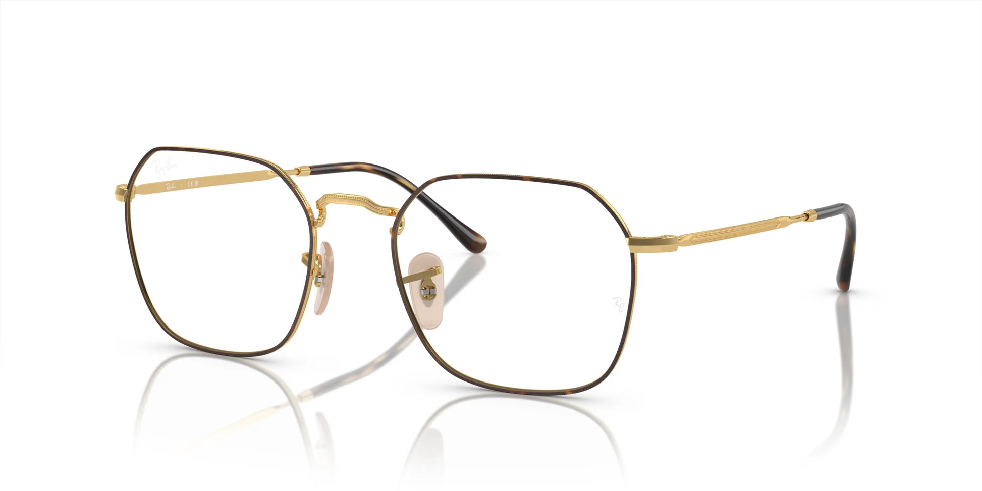 Ray-Ban JIM RX3694V Eyeglasses Havana On Gold