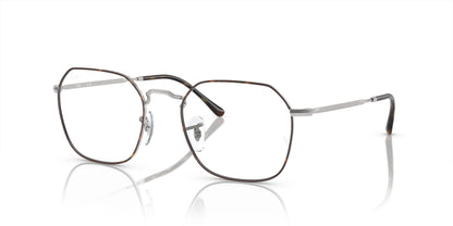 Ray-Ban JIM RX3694V Eyeglasses Havana On Silver / Clear