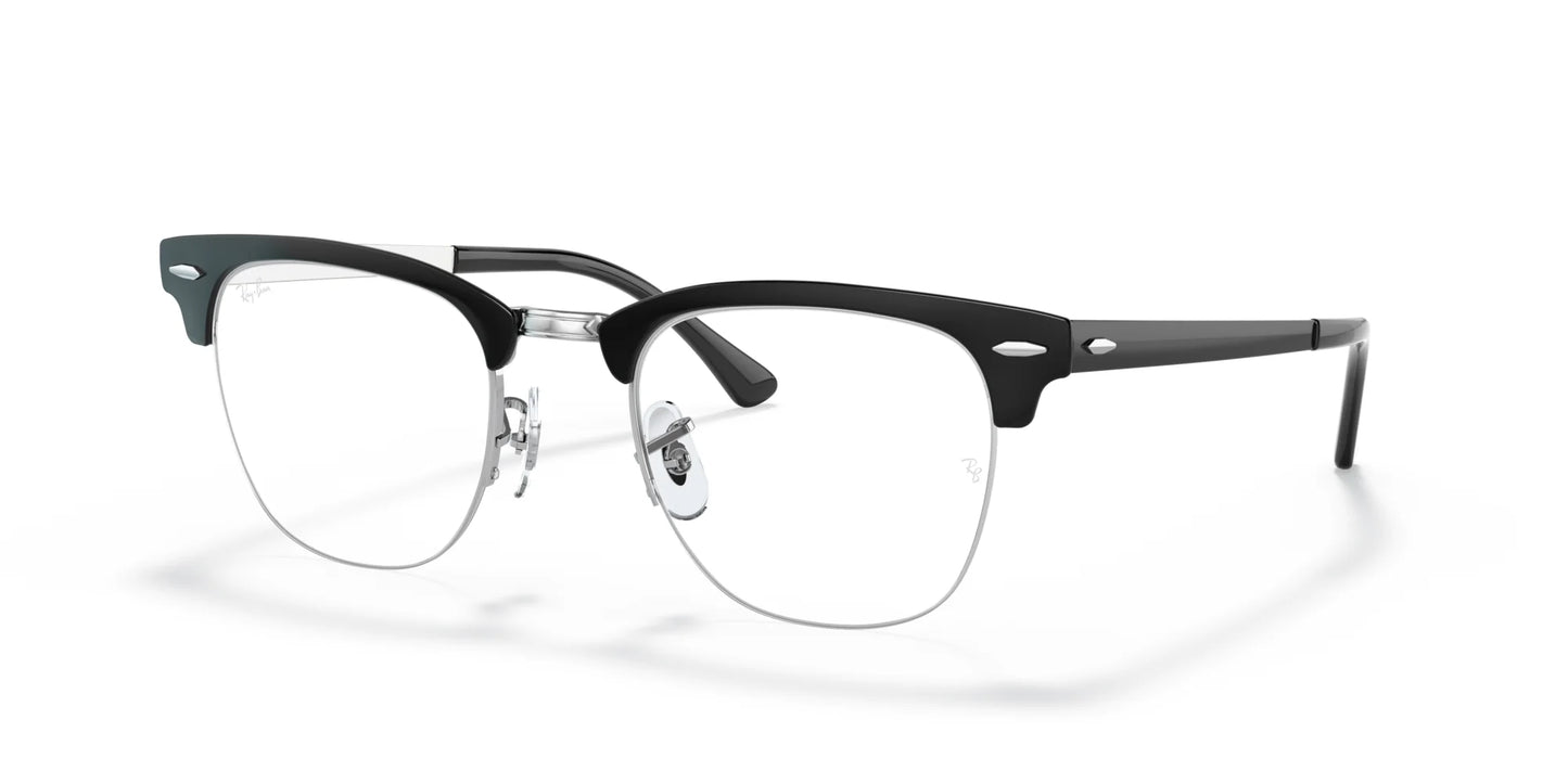 Ray-Ban CLUBMASTER METAL RX3716VM Eyeglasses Black On Silver