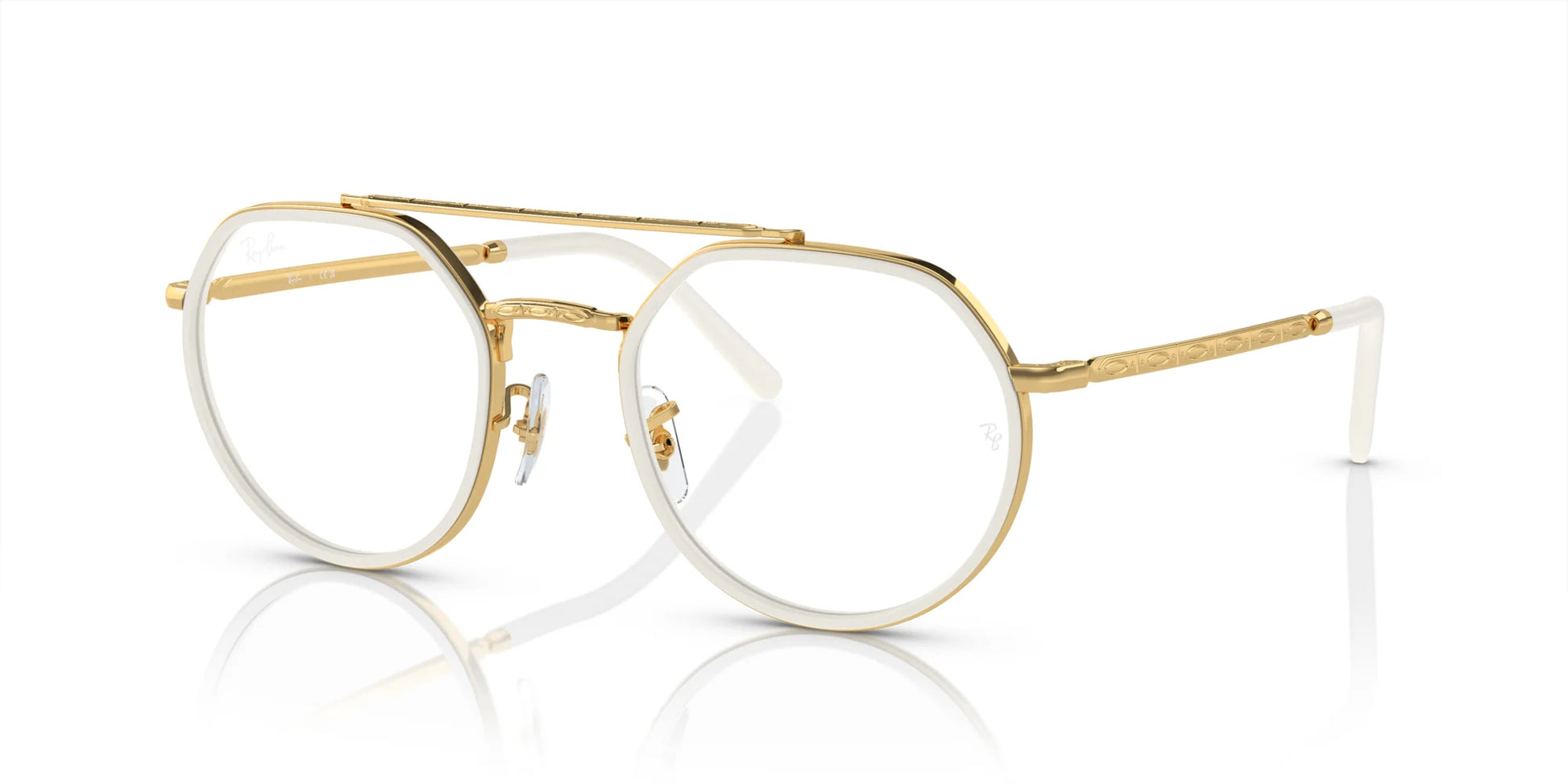 Ray-Ban RX3765V Eyeglasses Gold