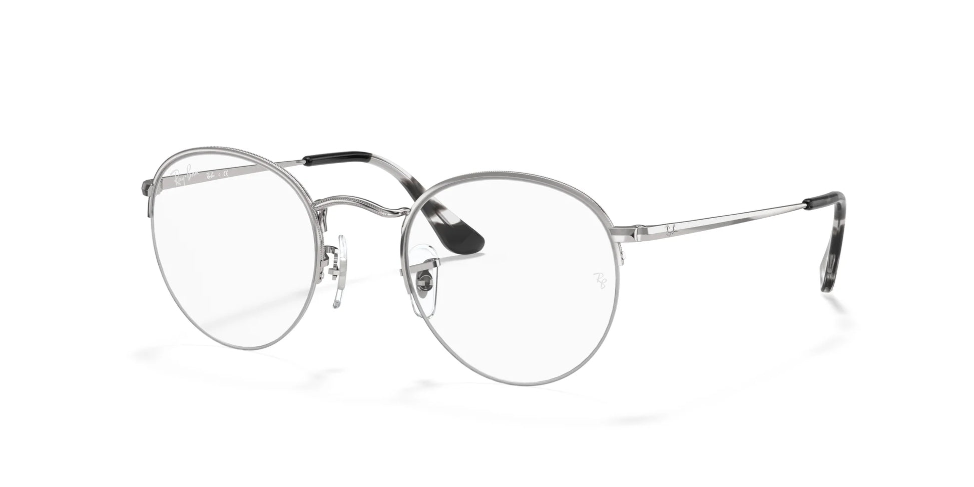 Ray-Ban ROUND GAZE RX3947V Eyeglasses Silver / Clear