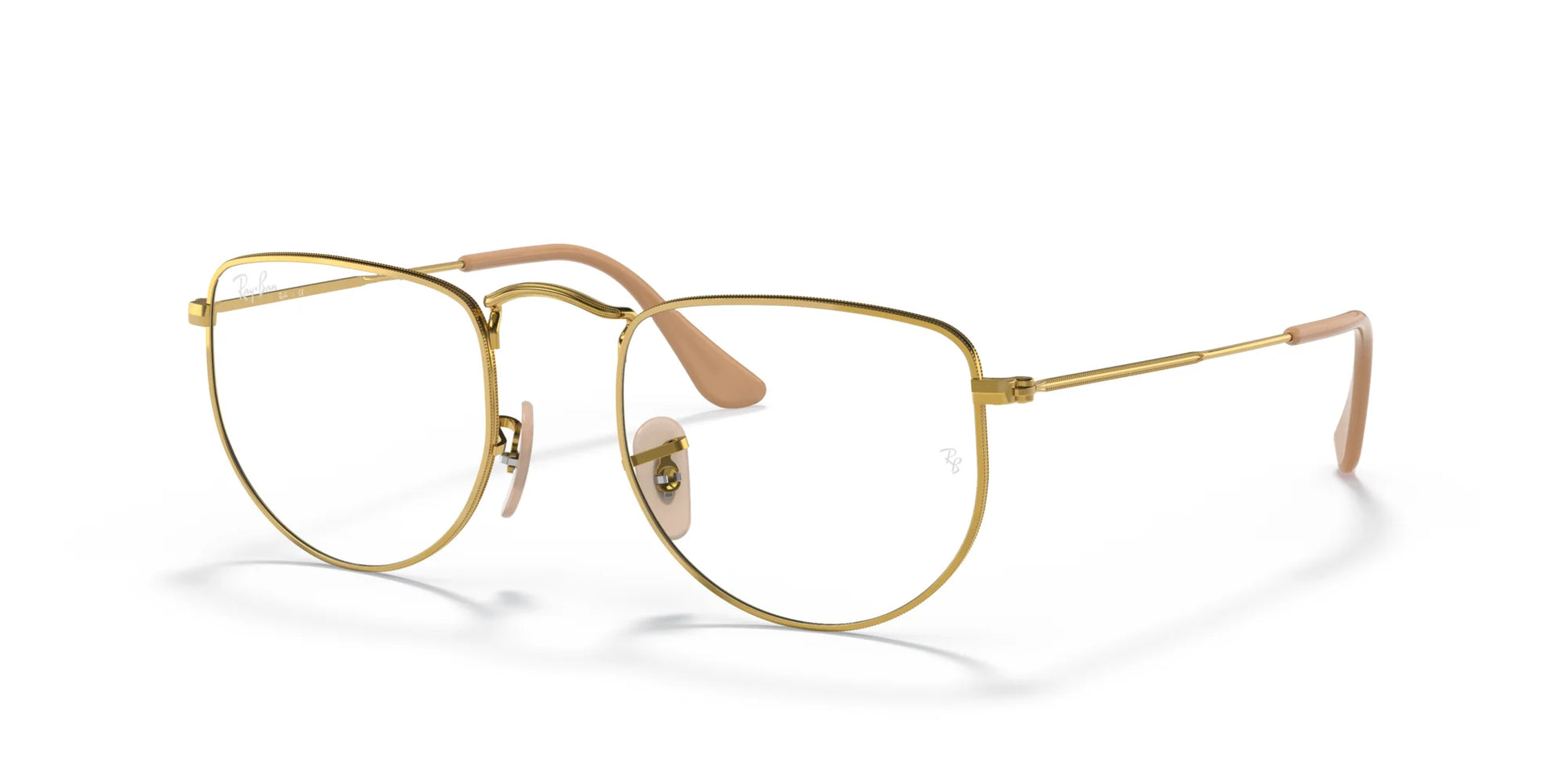 Ray-Ban ELON RX3958V Eyeglasses Gold / Clear