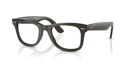 Ray-Ban WAYFARER EASE RX4340V Eyeglasses Transparent Olive Green / Clear
