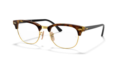 Ray-Ban CLUBMASTER RX5154 Eyeglasses Brown Havana / Clear