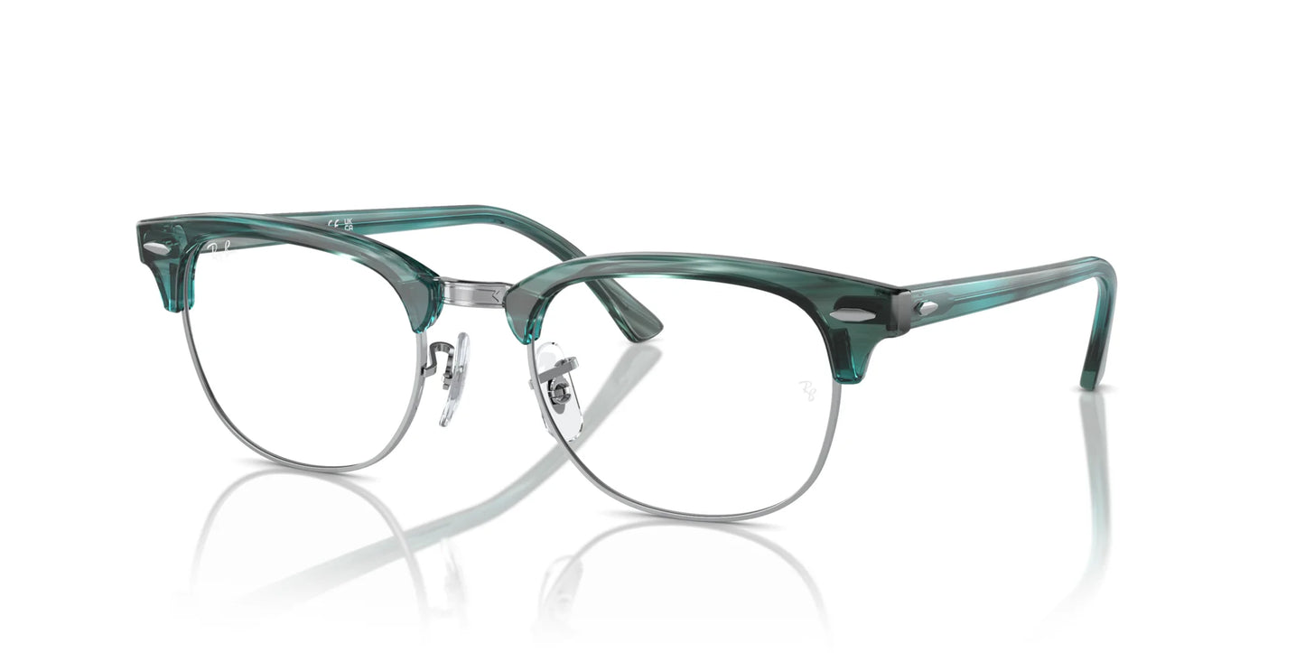 Ray-Ban CLUBMASTER RX5154 Eyeglasses Striped Green / Clear