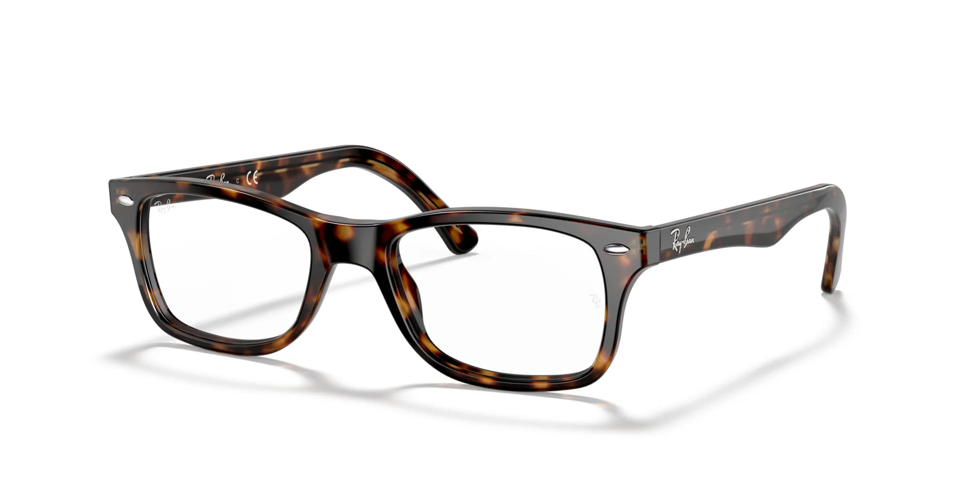 Ray-Ban RX5228 Eyeglasses Dark Havana / Clear