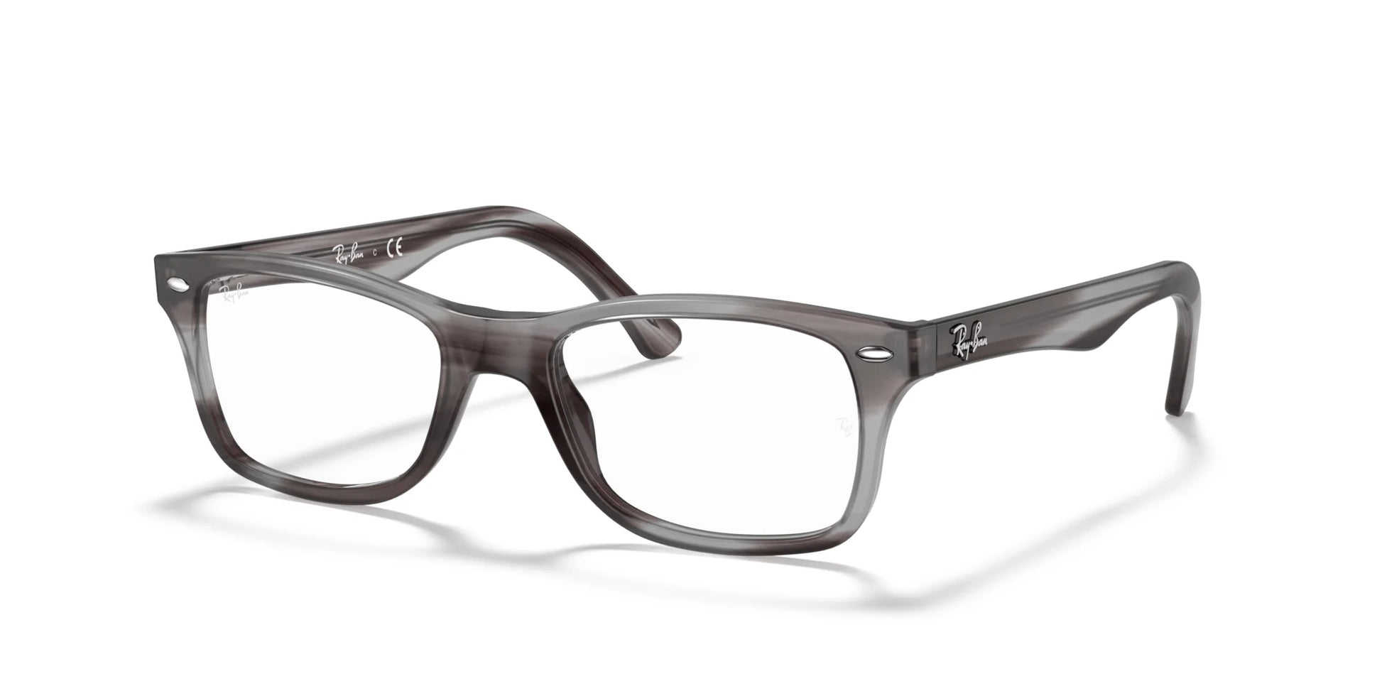 Ray-Ban RX5228 Eyeglasses Striped Grey / Clear