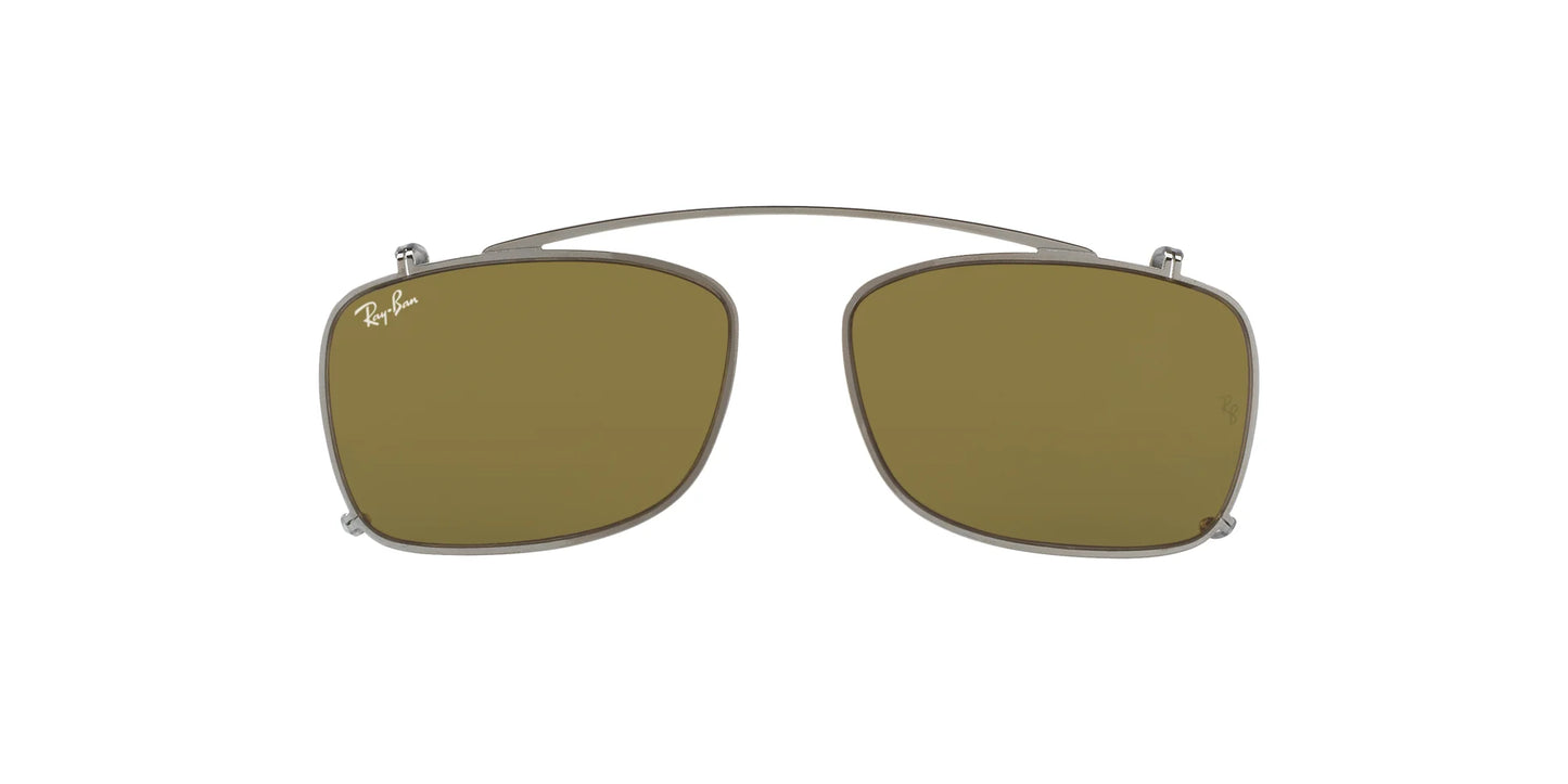 Ray-Ban RX5228C Sunglasses Clip-On Gunmetal / Brown Classic B-15