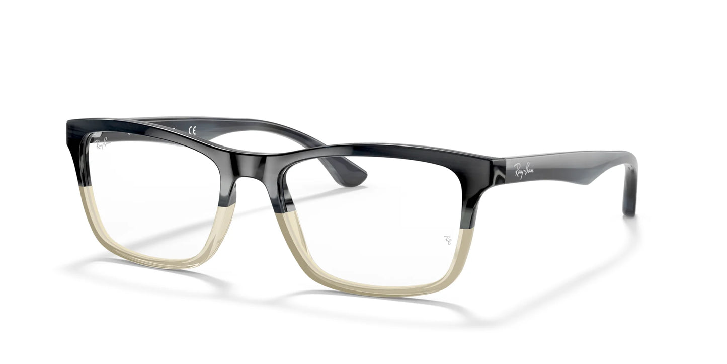 Ray-Ban RX5279 Eyeglasses Grey Horn / Clear