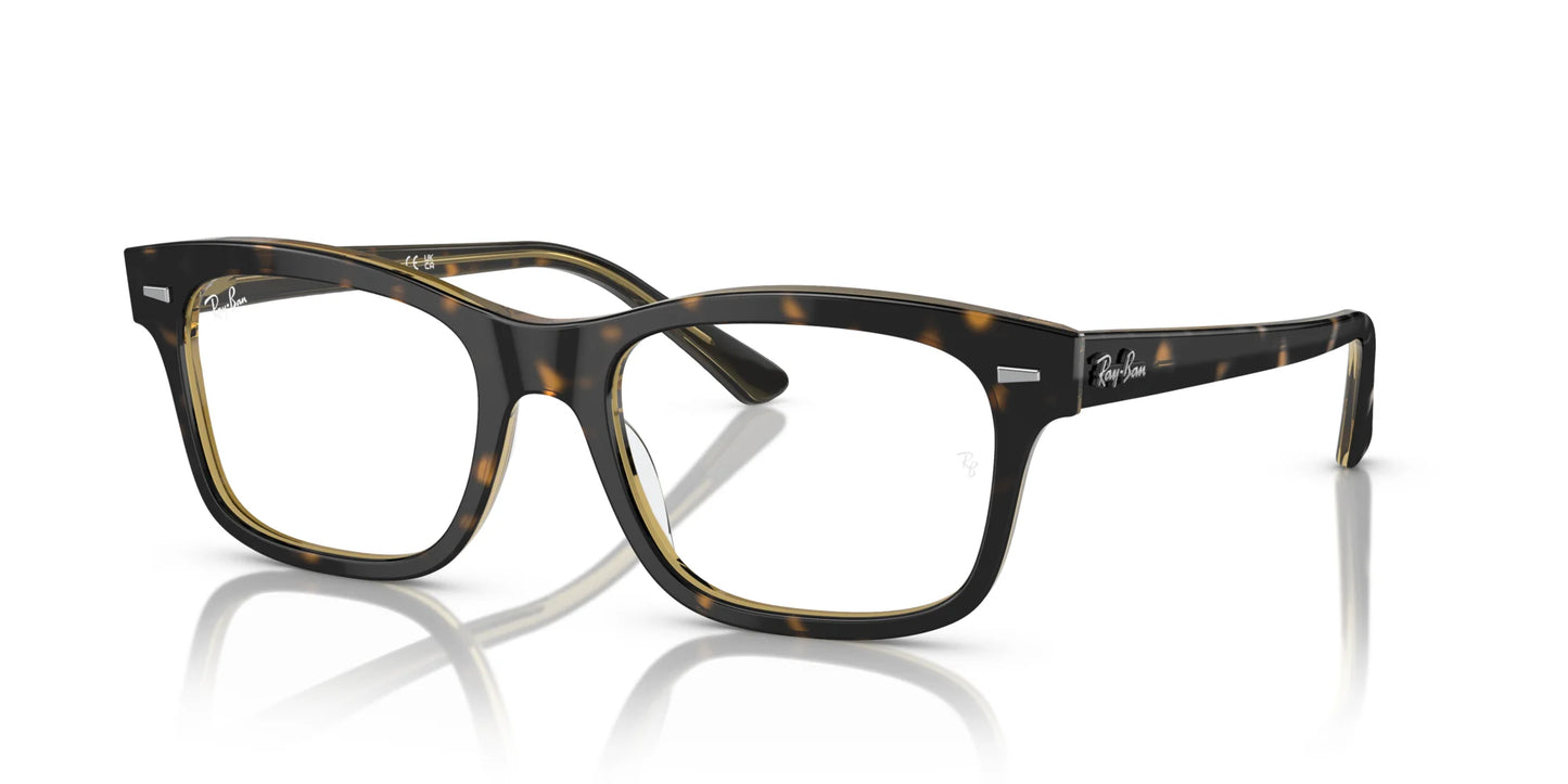 Ray-Ban MR BURBANK RX5383 Eyeglasses Havana On Transparent / Clear