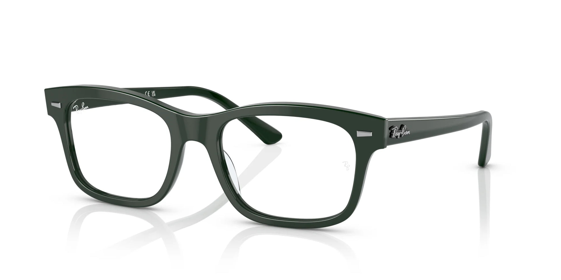 Ray-Ban RX5383F Eyeglasses Green / Clear