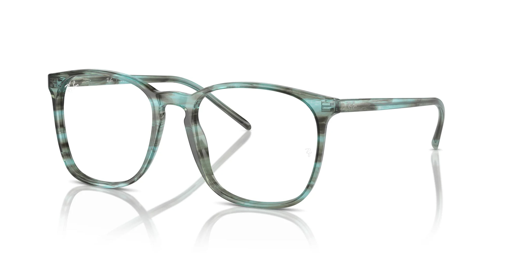 Ray-Ban RX5387 Eyeglasses Striped Green / Clear