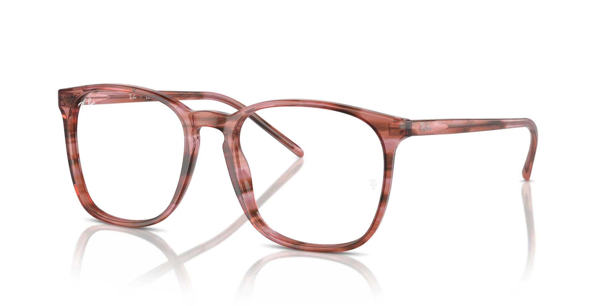 Ray-Ban RX5387 Eyeglasses Striped Pink / Clear