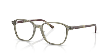 Ray-Ban LEONARD RX5393F Eyeglasses Transparent Green / Clear