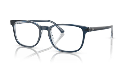 Ray-Ban RX5418 Eyeglasses Blue On Transparent Blue
