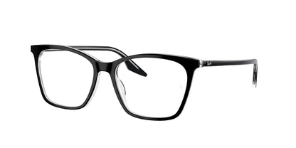 Ray-Ban RX5422 Eyeglasses Black On Transparent