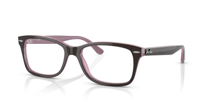 Ray-Ban RX5428 Eyeglasses Brown On Pink / Clear