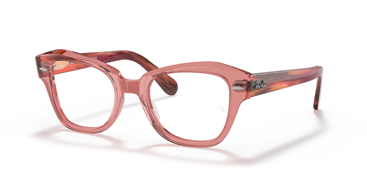 Ray-Ban STATE STREET RX5486 Eyeglasses Transparent Pink / Clear