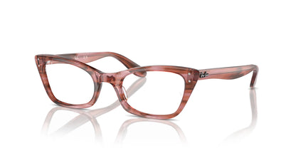 Ray-Ban LADY BURBANK RX5499 Eyeglasses Striped Pink / Clear