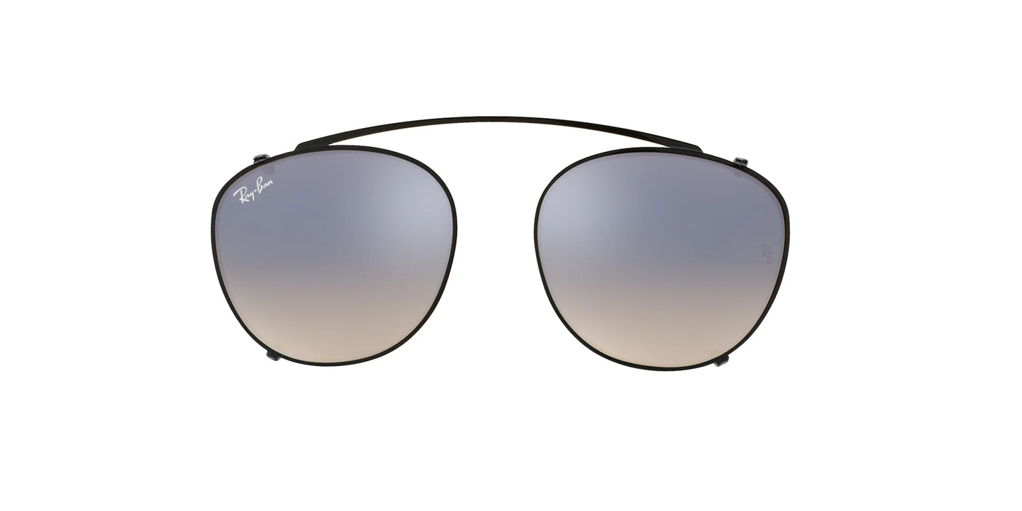 Ray-Ban RX6355C Sunglasses Clip-On Black / Silver Gradient Flash