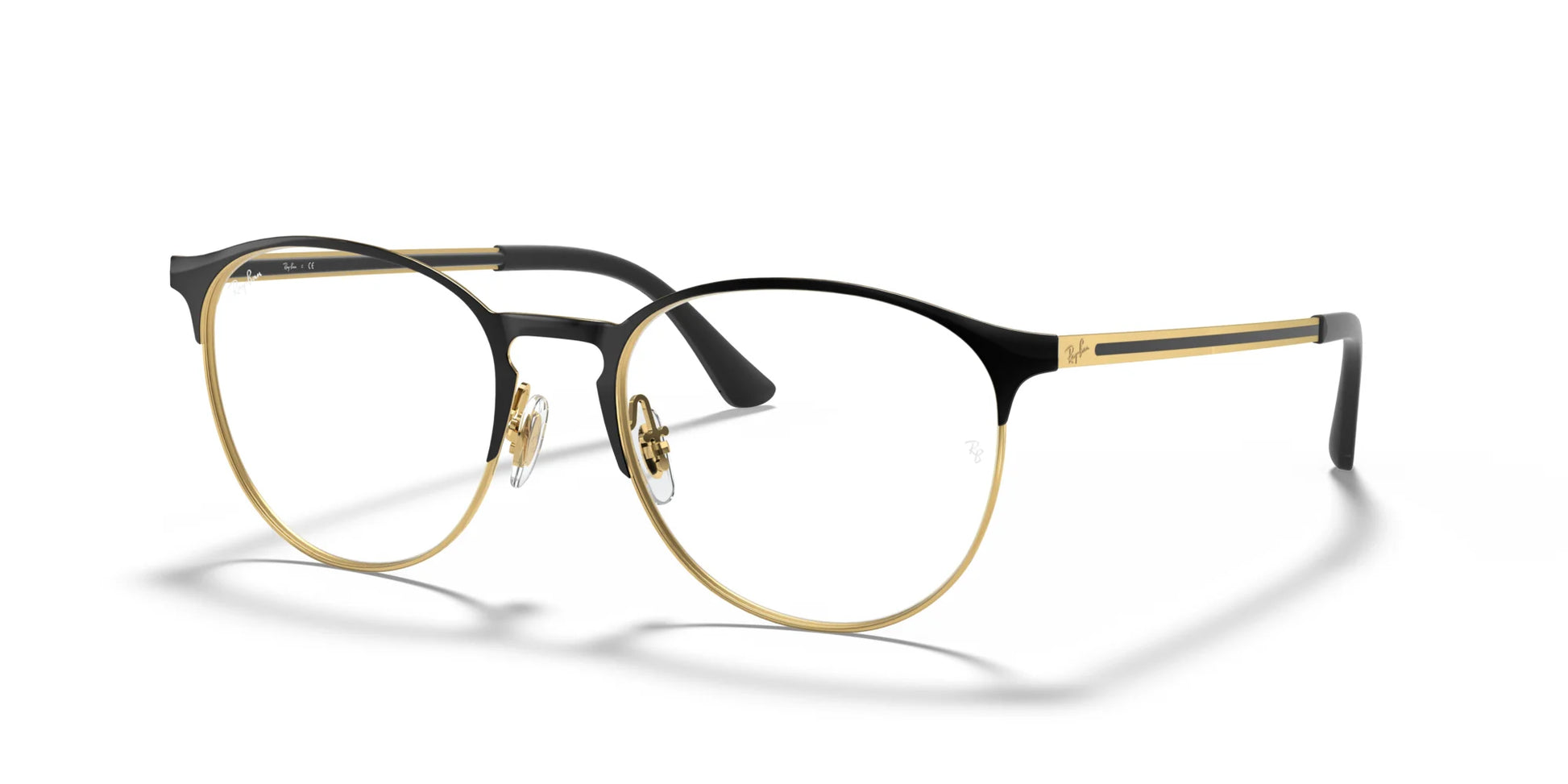 Ray-Ban RX6375 Eyeglasses Black On Gold