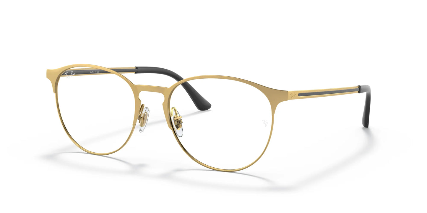 Ray-Ban RX6375F Eyeglasses Gold / Clear