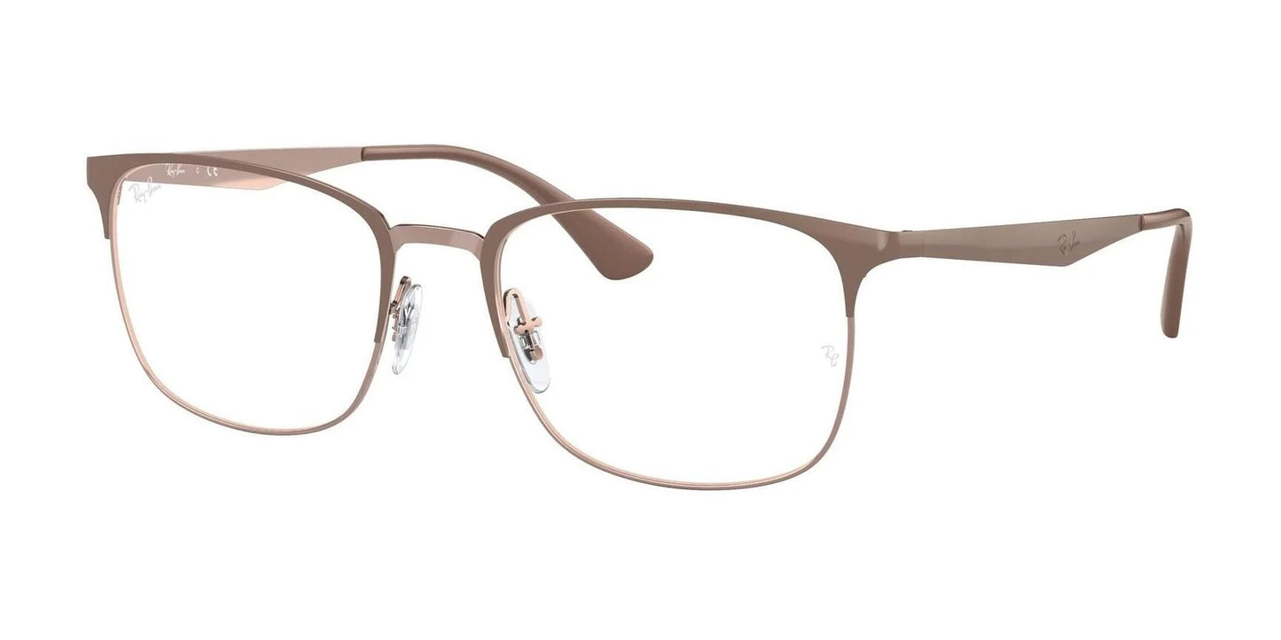 Ray-Ban RX6421 Eyeglasses Beige On Copper