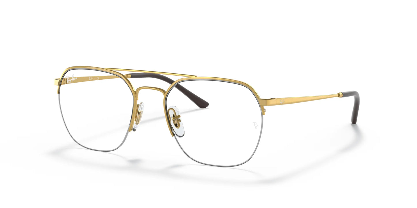 Ray-Ban RX6444 Eyeglasses Gold / Clear
