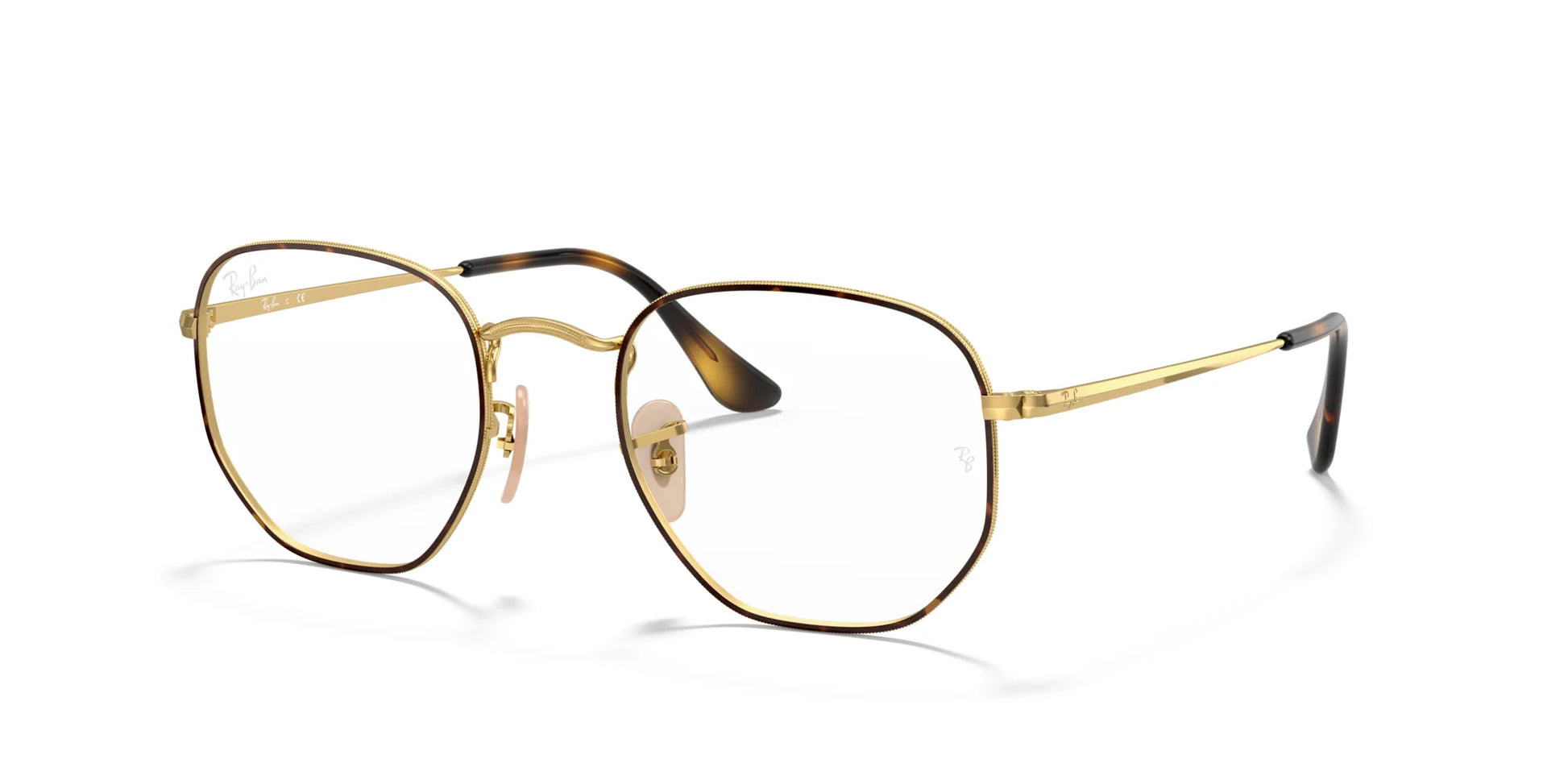 Ray-Ban RX6448 Eyeglasses Havana On Gold / Clear