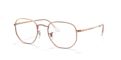 Ray-Ban RX6448 Eyeglasses Rose Gold / Clear