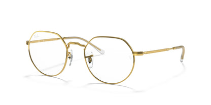 Ray-Ban JACK RX6465 Eyeglasses Gold / Clear